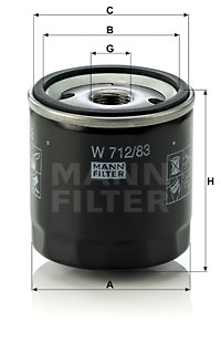 Oil Filter W 712/83