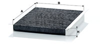 Cabin Air Filter CUK 2422