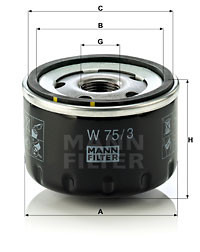 Oil Filter W 75/3
